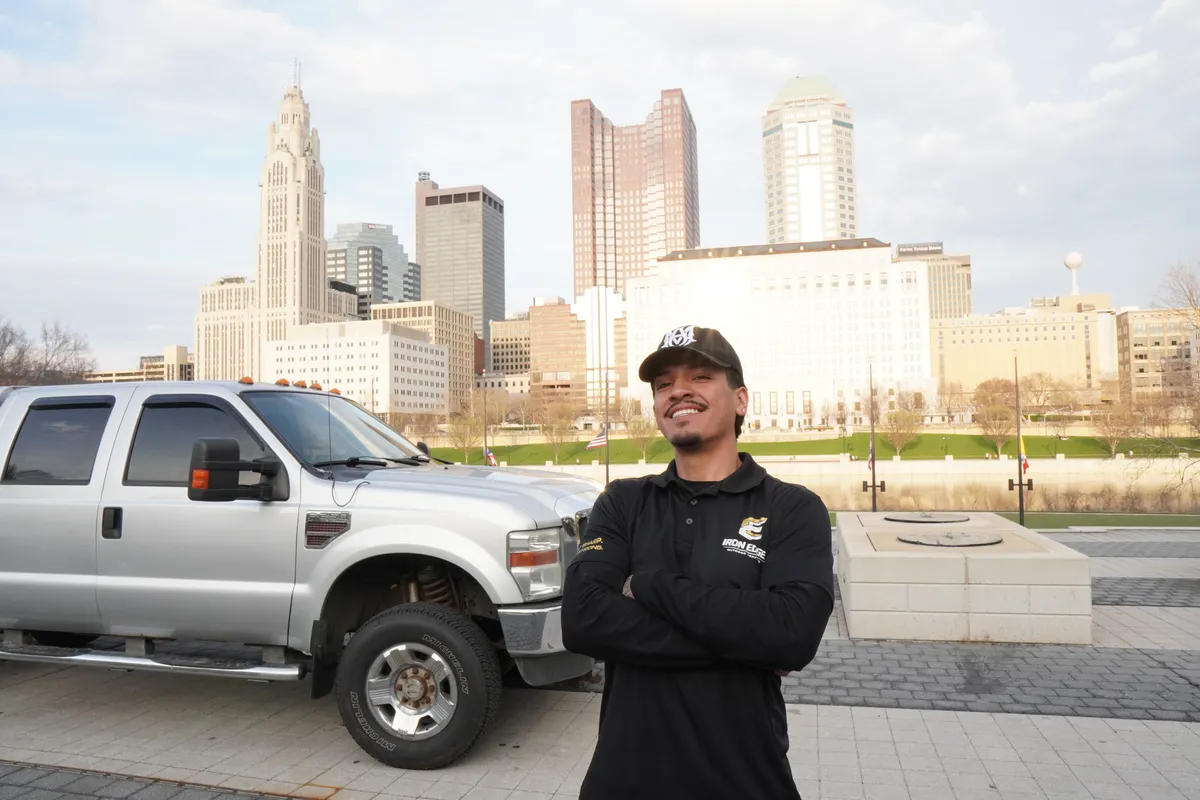 Edgar Munoz, owner of Iron Edge Outdoor Services