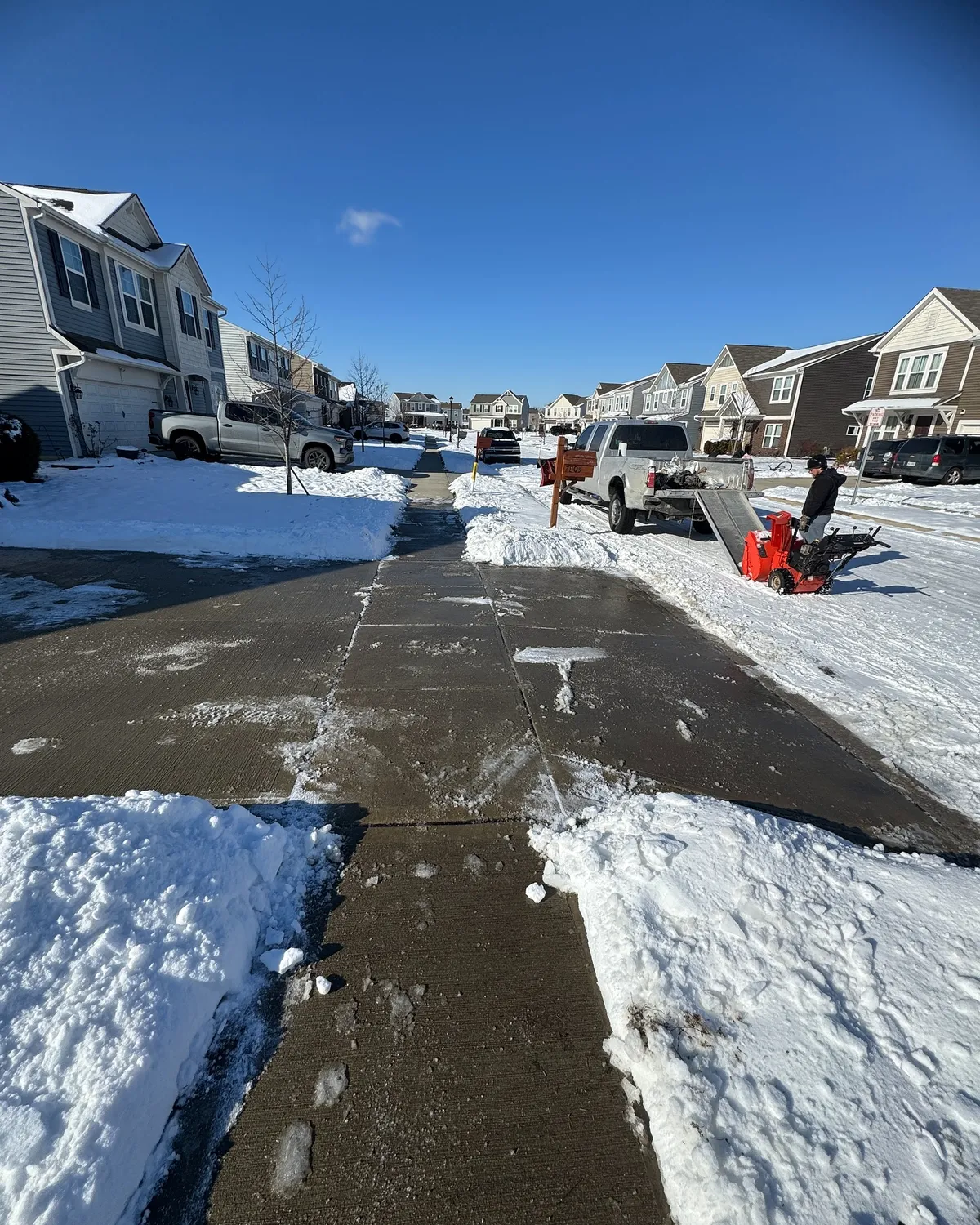 Driveway drainage work, Columbus OH by Iron Edge Outdoor