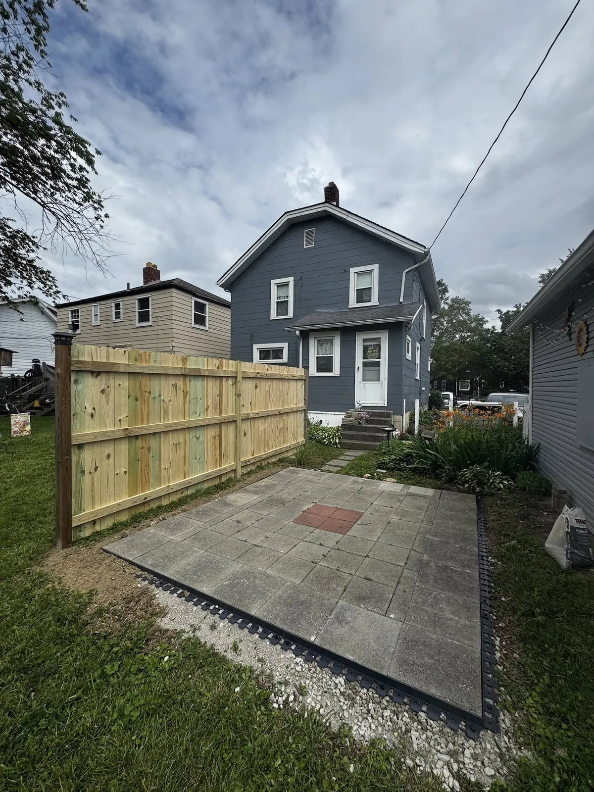Paver patio backyard, Columbus OH by Iron Edge Outdoor