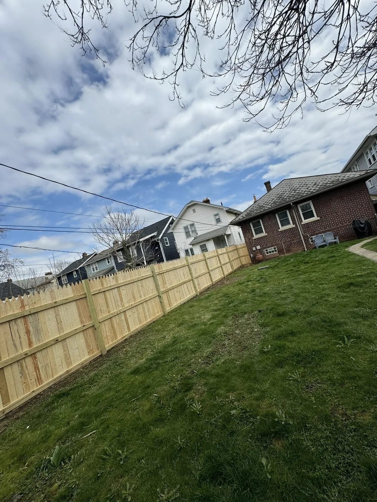 Long wood privacy fence, Columbus OH by Iron Edge Outdoor