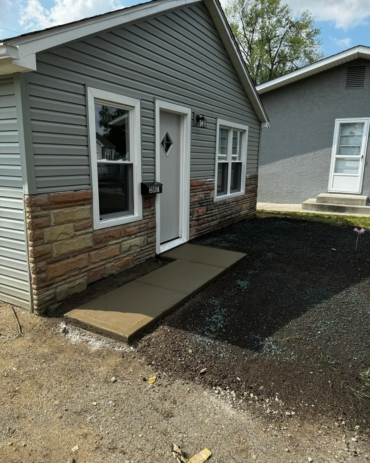 Fresh sod front yard, Columbus OH by Iron Edge Outdoor