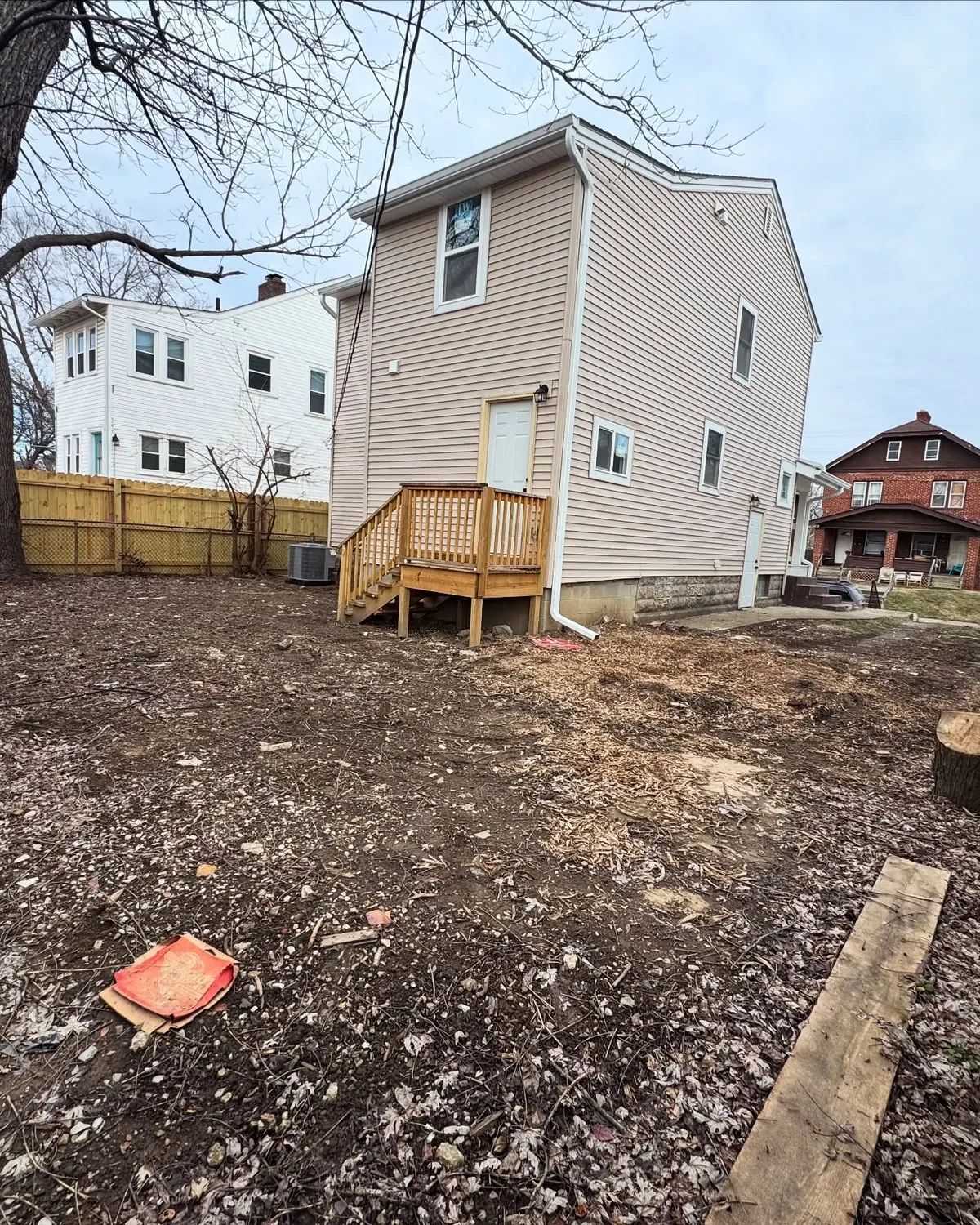 Yard clearing preparation, Columbus OH by Iron Edge Outdoor